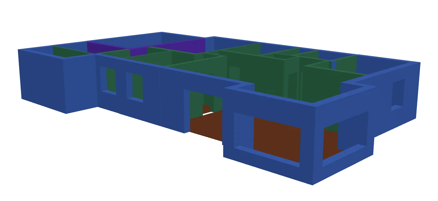 3D Modell des Gebäudes