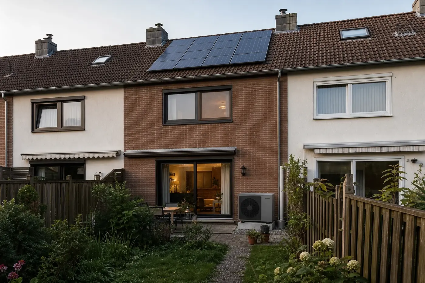 KI-generiertes Bild zum Projekt: Reihenmittelhaus von 1974