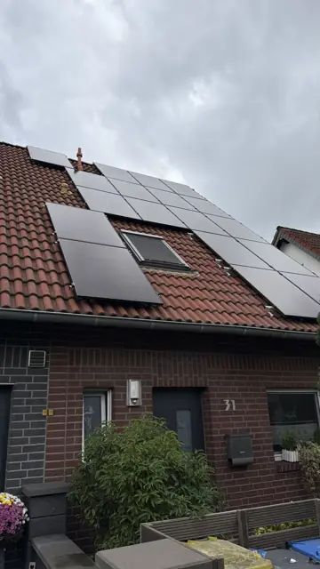 PV-Anlage auf dem Dach