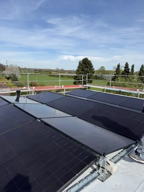 PV-Anlage auf dem Dach